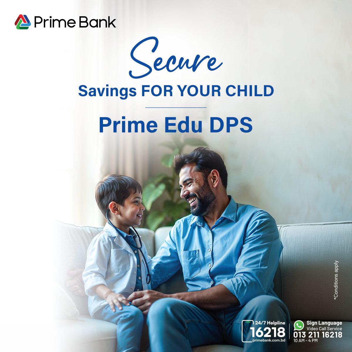 Secure Savings FOR YOUR CHILD Prime Edu DPS